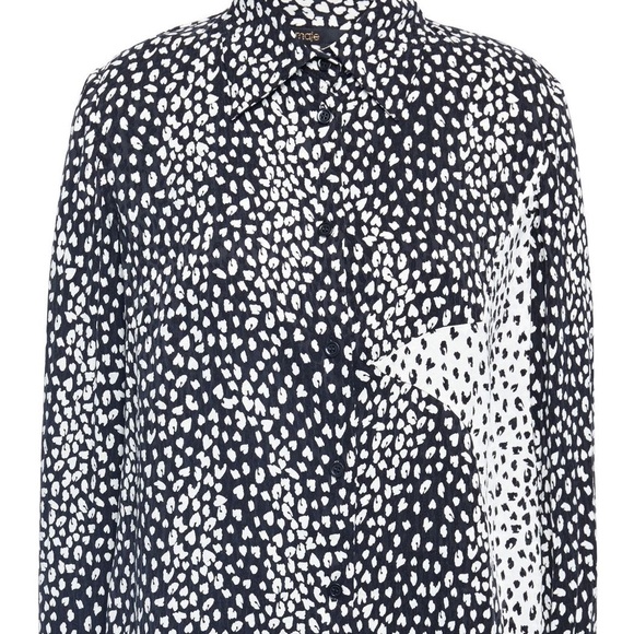 Maje Leopard print top, size 1 (small) - Picture 3 of 3